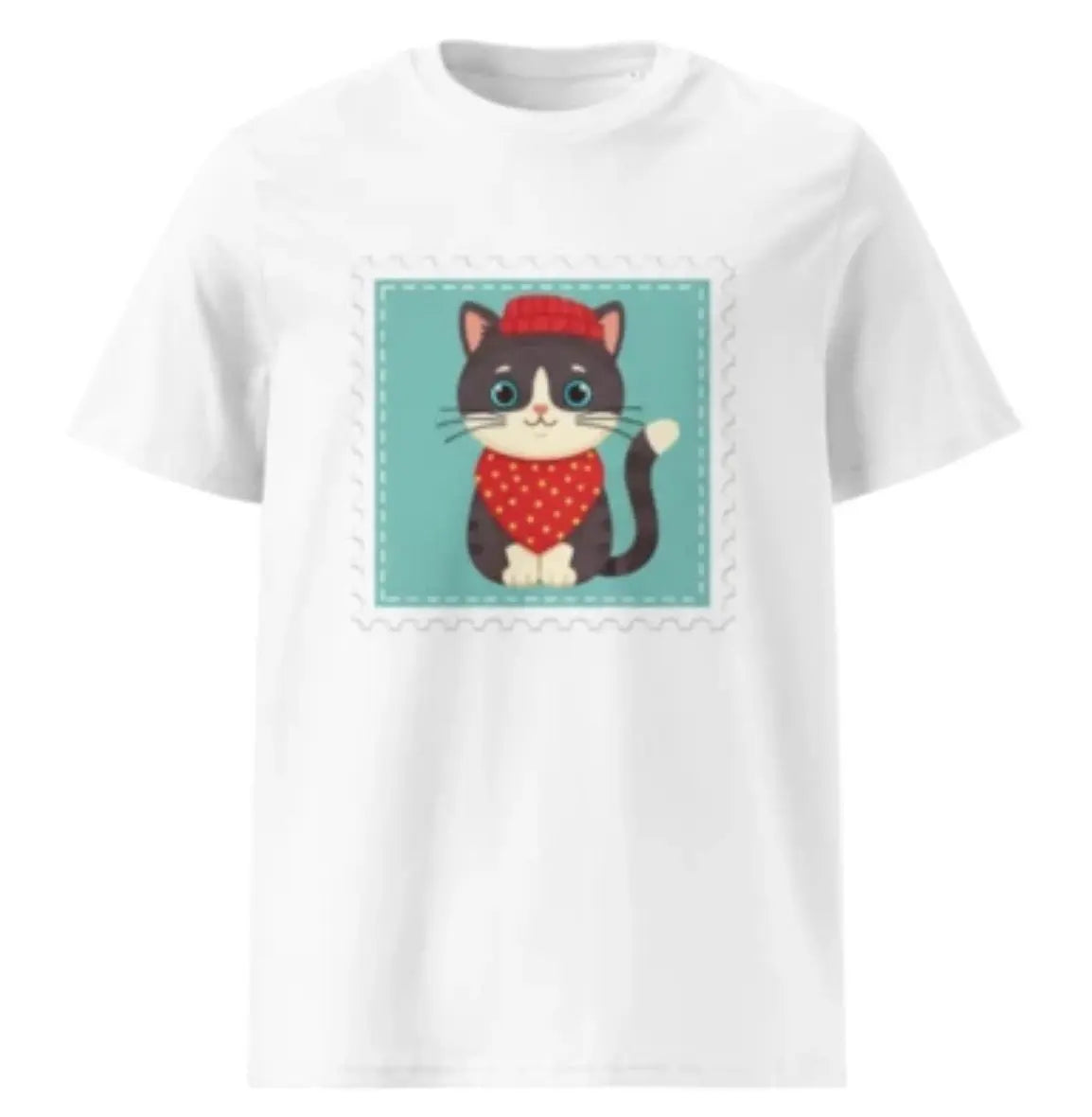 Camiseta de algodón orgánico unisex Fashion cat EME