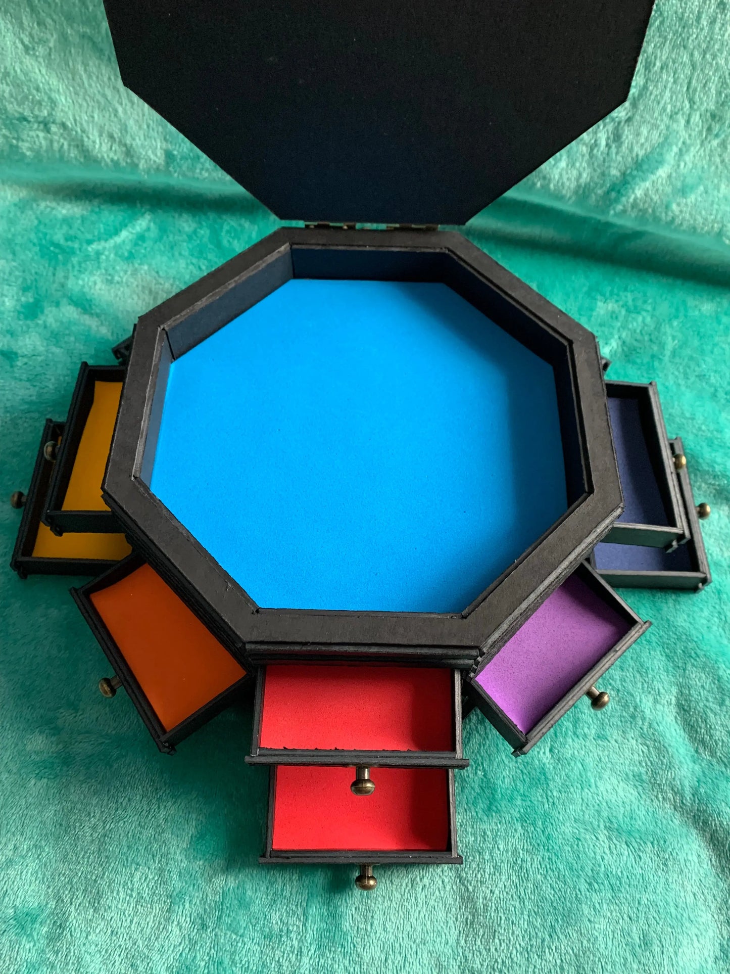 Handcrafted Unicorn Jewelry Box - 12 Drawers + Top Compartment | EME EME