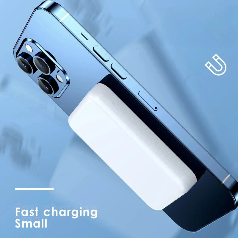 20W Power Bank With Magnetic Closure, 10000mAh, Portable, Wireless, Fast Charging, MagSafe Compatible For IPhone 15 Pro Max And 16 Pro ONLY SHIPPING GERMANY