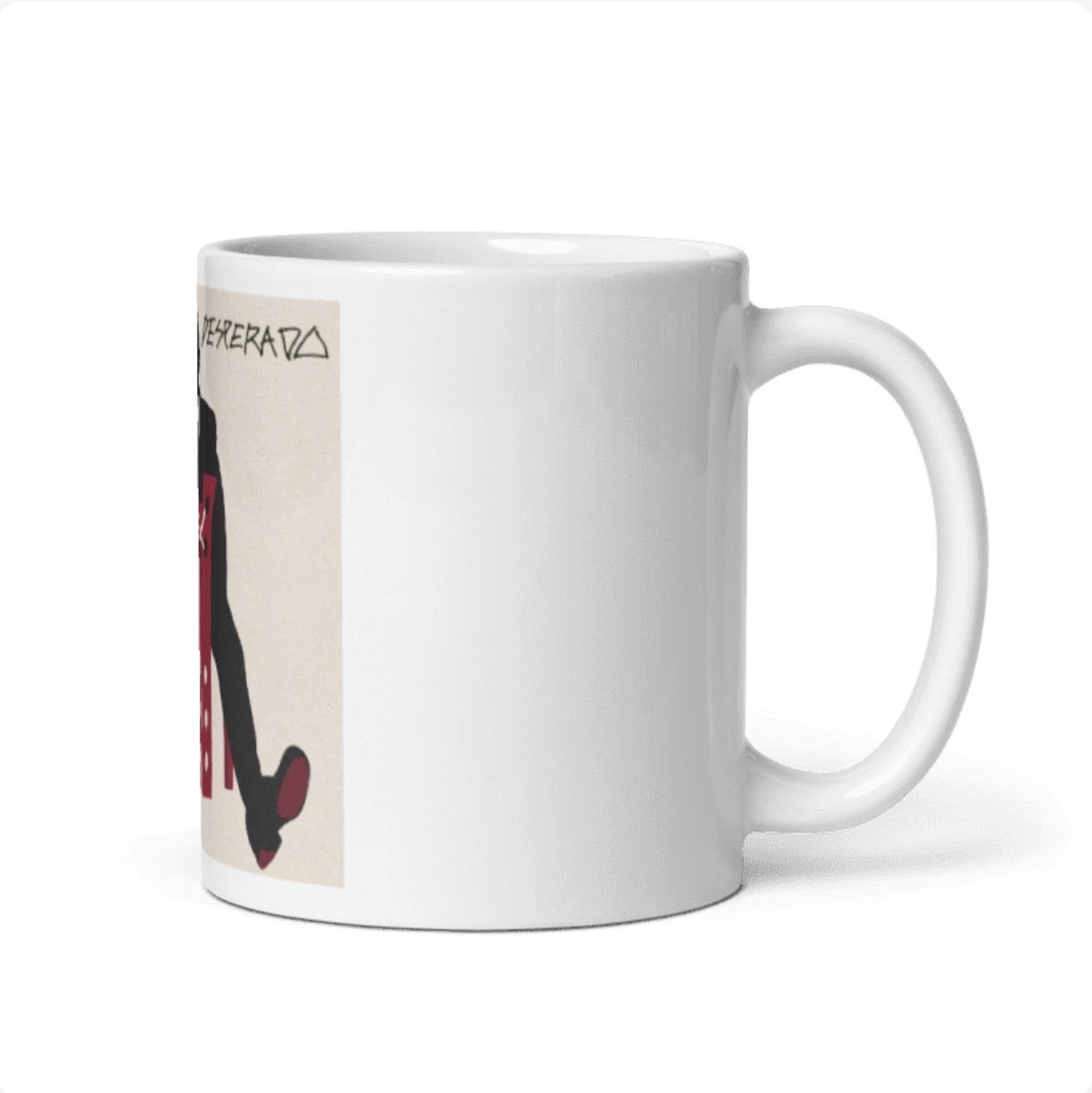 Taza blanca brillante TOP Desperado
