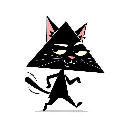 TRIXEL Cat T-Shirt Oversize Unisex - Classic Basic EME EME