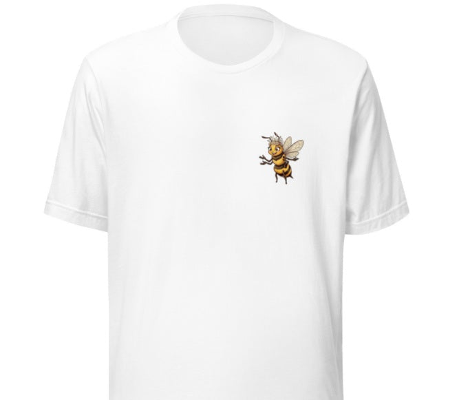 Camiseta de manga corta unisex Bee Positive